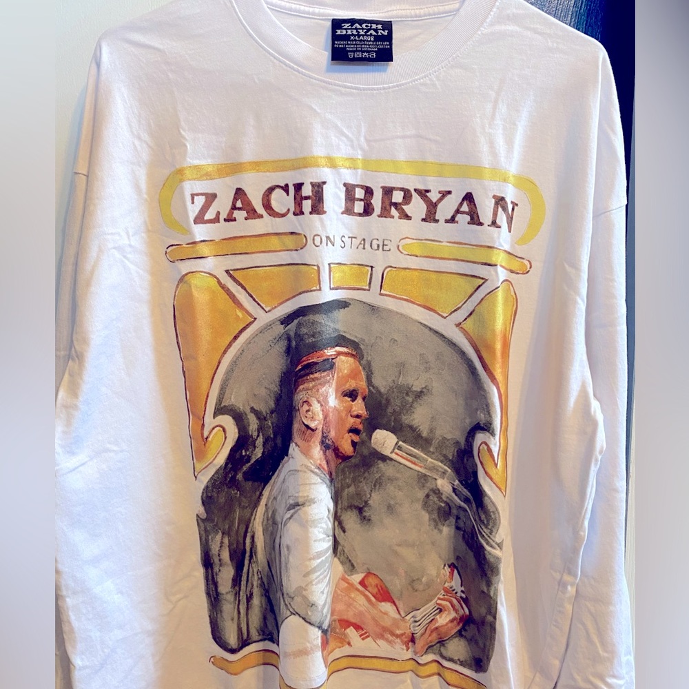 ZACH BRYAN AMERICAN HEARTBREAK TOUR LONG SLEEVE *NEVER WORN*